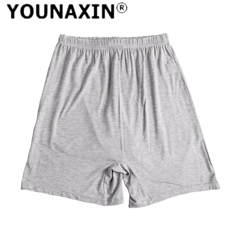 Pánské spodní prádlo velké velikosti, boxerky z modalu, kalhotky z modalu pro střední a starší osoby, kalhotky s vysokým pasem, jednobarevné kalhotky XL 2XL 3XL 4XL