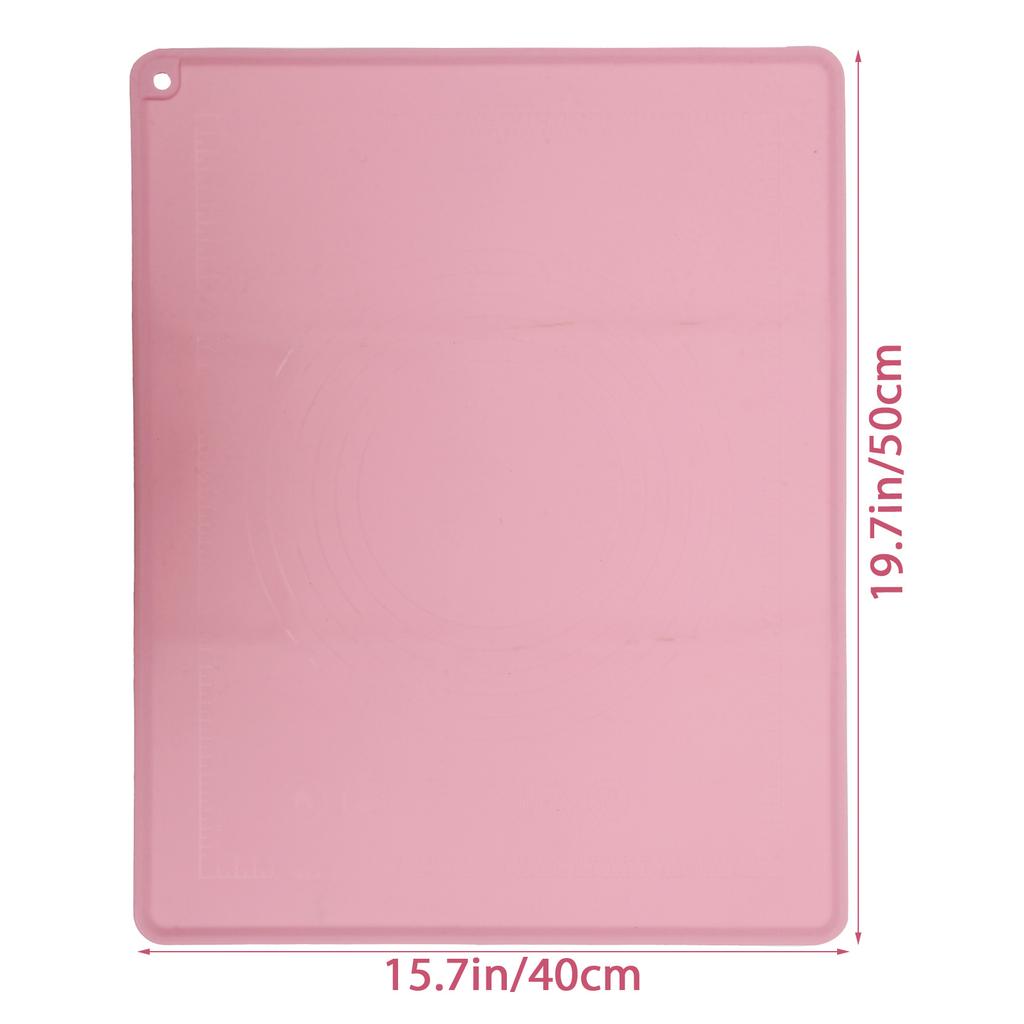 Silicone Pastry Mat Non Stick Baking Dough Rolling Flat Edges No Wrinkle Slide Around Silicone Baking Mat Dough Rolling Pad