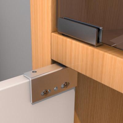 1 Set Easy Installation With No Drilling Needed Stainless Steel Glass Door Hinges Suitable For 5~6mm Glass Pack Of 2