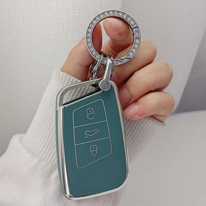 Applicable To Automobile Volkswagen Key Protective Case FAW Tanyue Langyi Golf Tiguan Premium Key Case