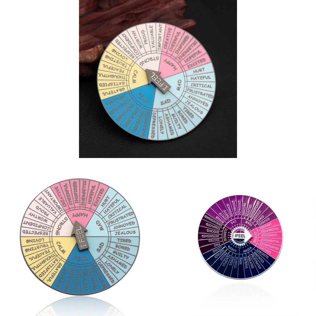 I Feel Emotional Rotation Badge With Alloy Material For Men And Women