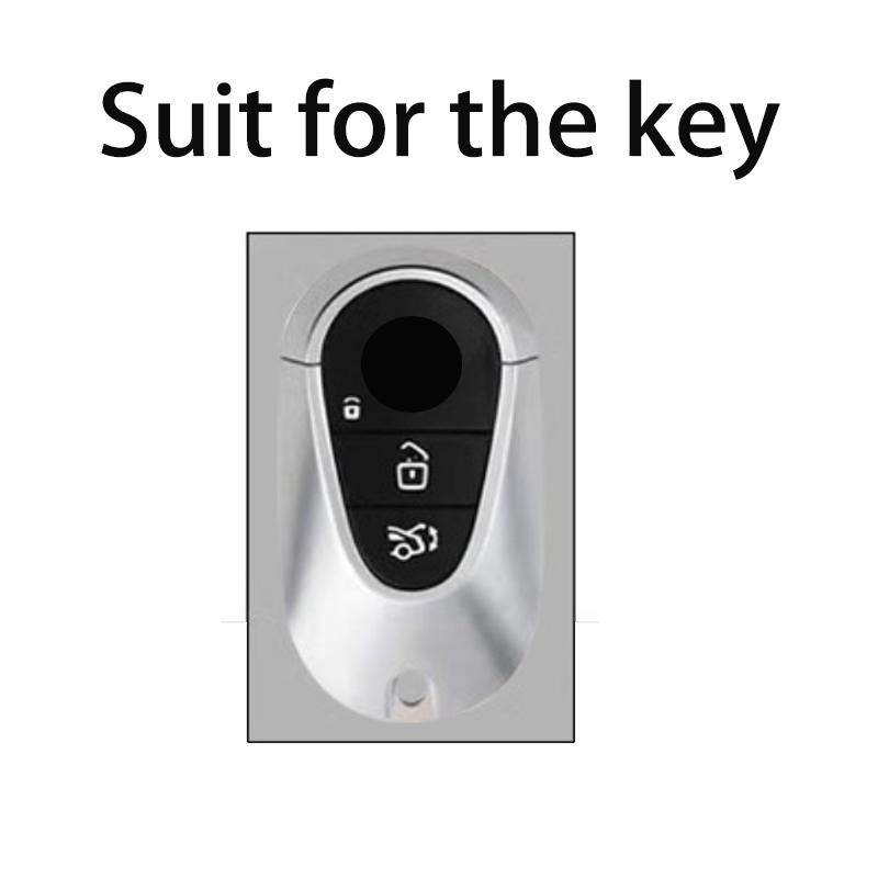 ICAR TPU Car Key Case Cover for Mercedes Benz 2022 C S Class W206 W223 S350 C260 C300 S400 S450 S500 Key Fob Shell Protector