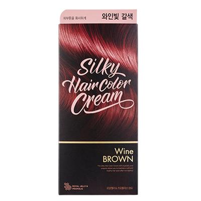 Stylist Silky Hair Color Cream #Weinbraun