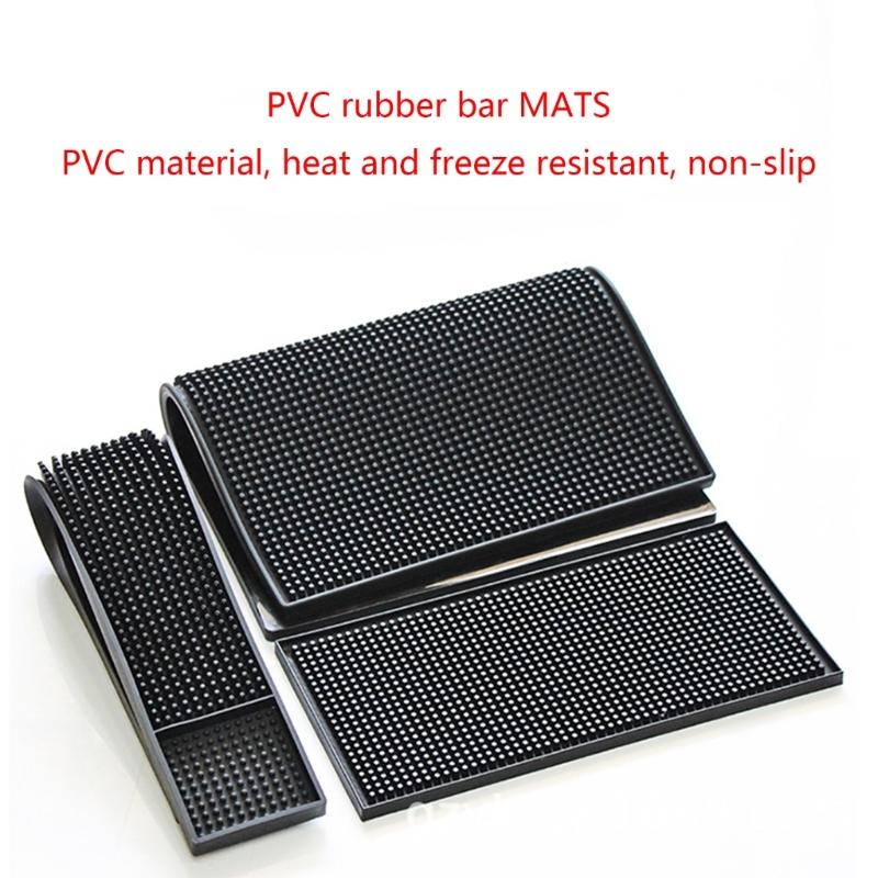 Bar Mat Non-Slip Bar Service Spill Mat Bar Table Mat Restaurant Kitchen Counter Bar Pad Anti-Skid Heat Resistant Drain