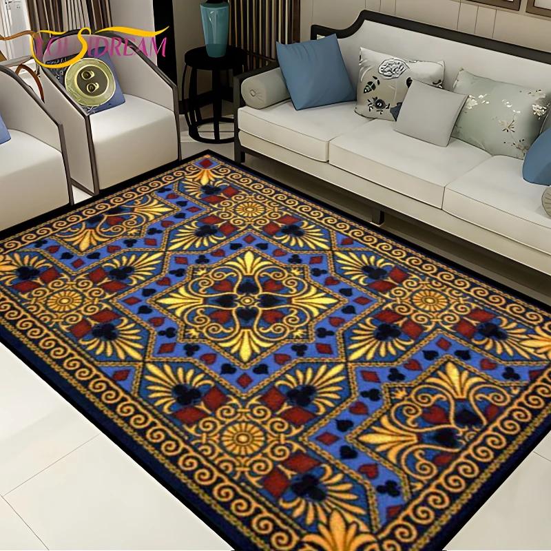 Vintage Fars Halısı Oturma Odası Yatak Odası Bohemya Türk Fas Etnik Kilimler Kaymaz Mandala Geometrik Kapı Paspası Poster Paspas