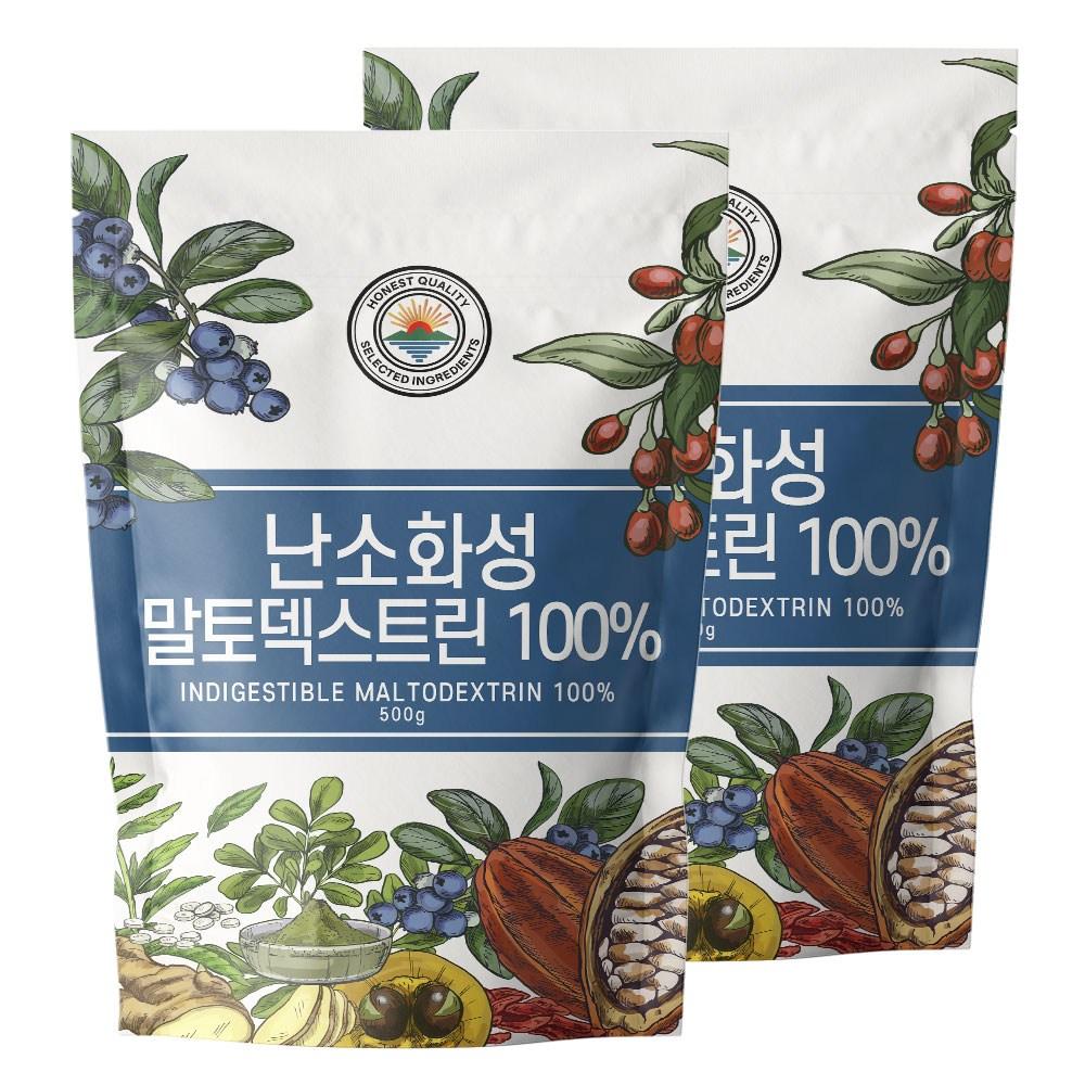 HALAL Hanna Foods Indigestible Maltodextrin Dietary Fiber Gluten-Free Halal Certified Product NON-GMO 500g 2 Pcs