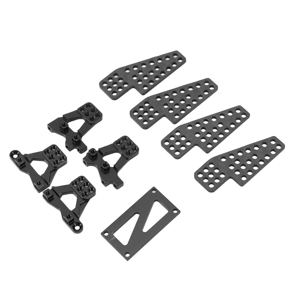 5pcs RC Damper Mount Stand Upgrade Aluminum Alloy Carbon Fiber Shock Damper Bracket for 118 RC