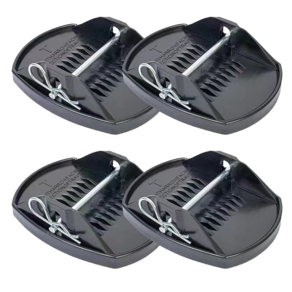 4pcs Easy Installation Caravan Jack Pads Support Adapter Jacking Lift Pad For Campervan