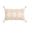 Tassel Cushion Cover 30x50cm /45x45cm Embroidered Throw Pillow Covers Home Decor Car Sofa Pillowcase For Living Room Beige Yellow