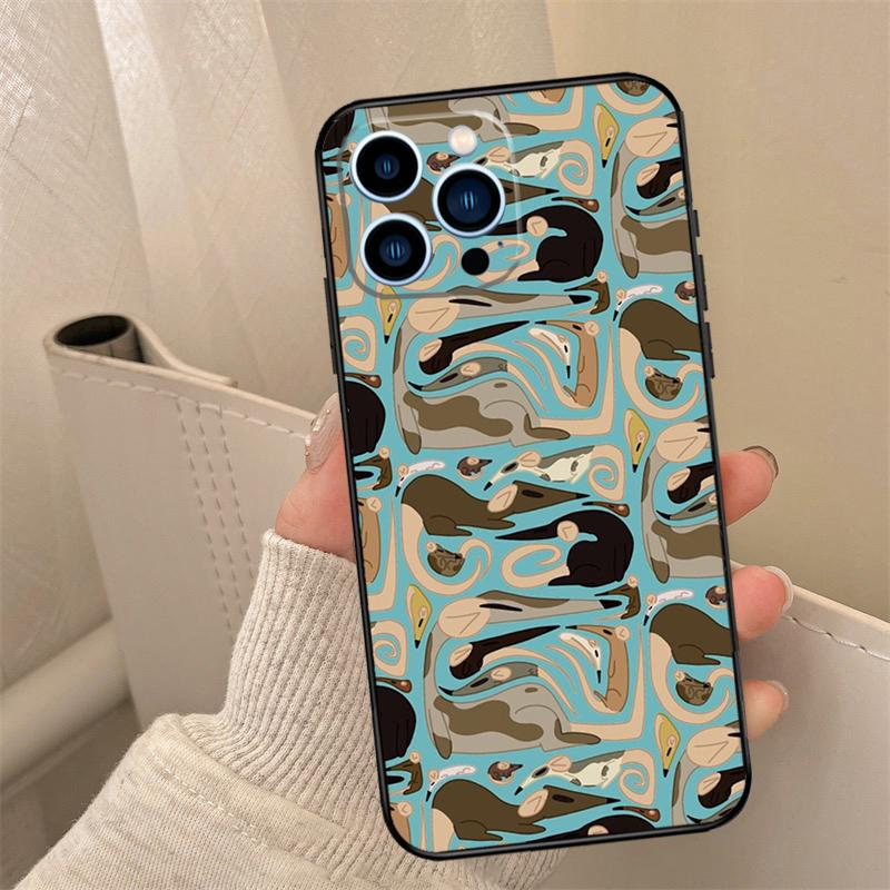 Cute Rattie Rats Phone Case For iPhone 16 15 14 13 11 12 17 Pro Max Mini 15 16 Plus 16e 17 Air Cover Coque