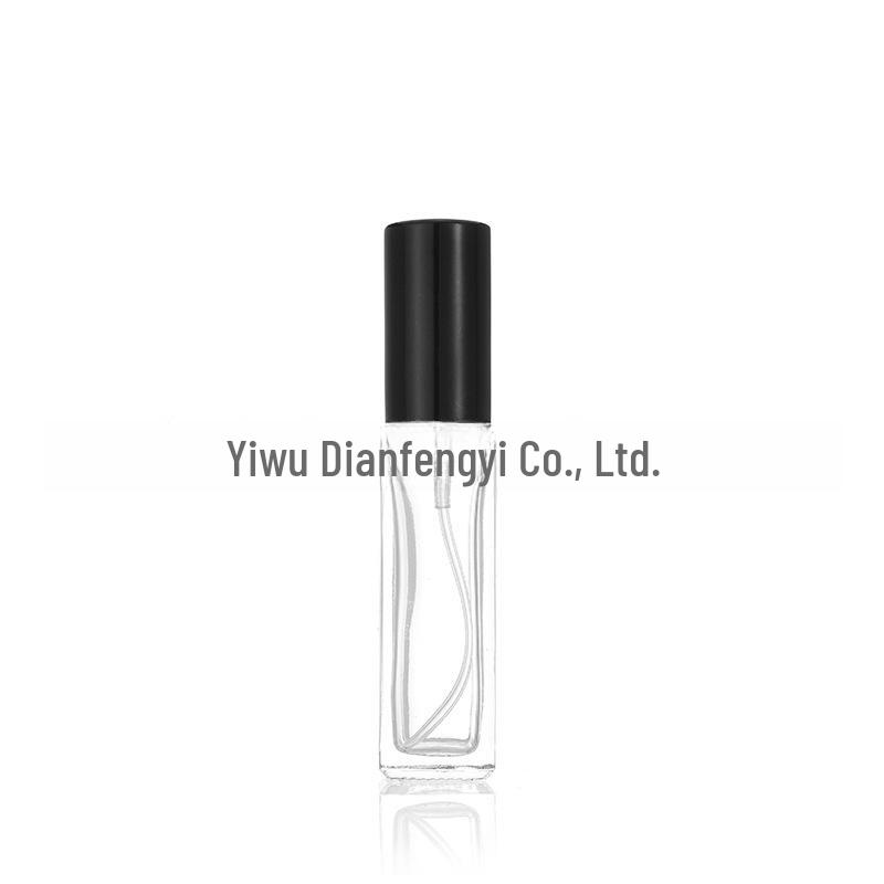 Square Glass Spray Perfume Bottles - Available in 3ml, 5ml, 10ml, 15ml, 20ml, 30ml Sizes, Empty.