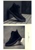 Men's Autumn/Winter Lace-up High-top Velvet Martin Boots - Casual Flat Bottom Trendy Style