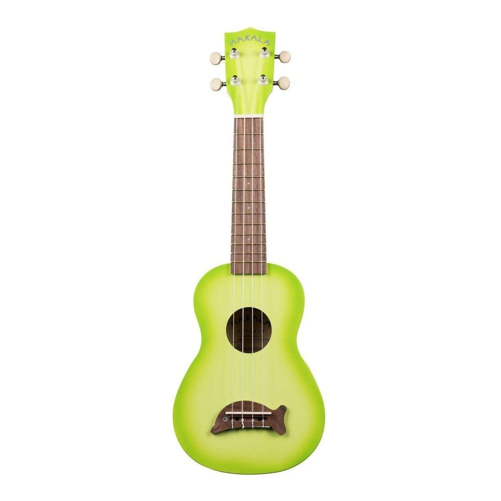 Kala Soprano Ukulele MK-SD/GRNBURST Dolphins Kauri Top Dolphin-shaped Bridge Case Included