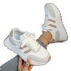 Platform Casual Sports Shoes for Women, New Style, with Built-in Height Increase, Lace-up Design Devotion