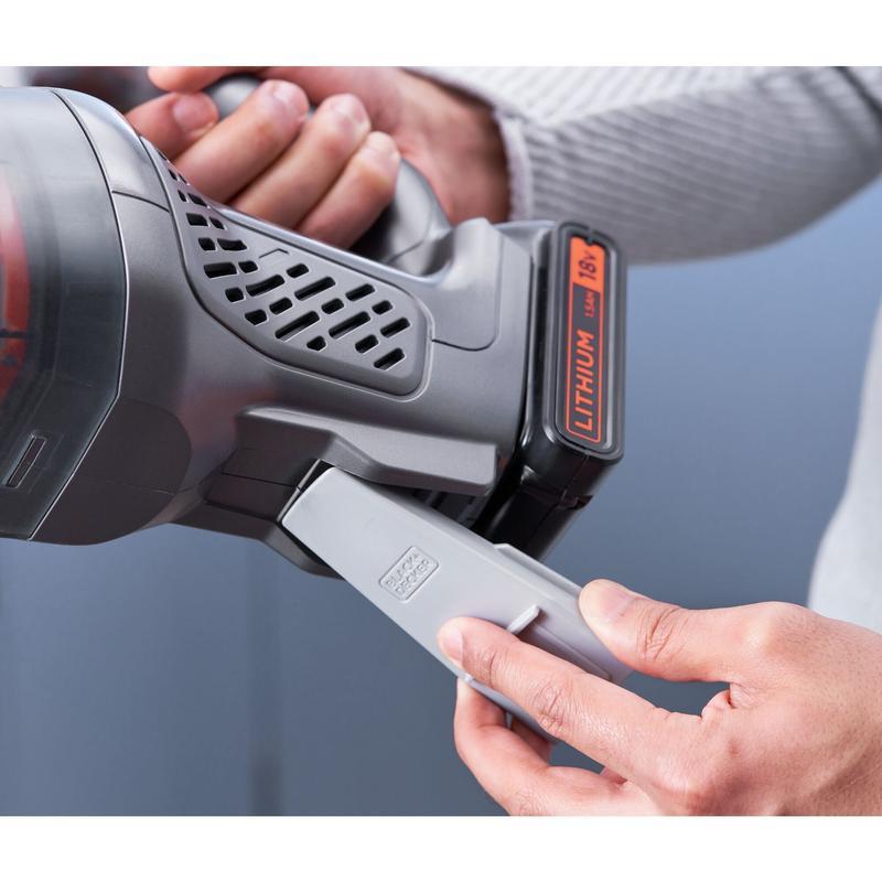 BLACK & DECKER | Vacuum Cleaner | BCHV001B-XJ | Cordless operating | Handstick | May 18 | Operating time (max) 12 min | Grey