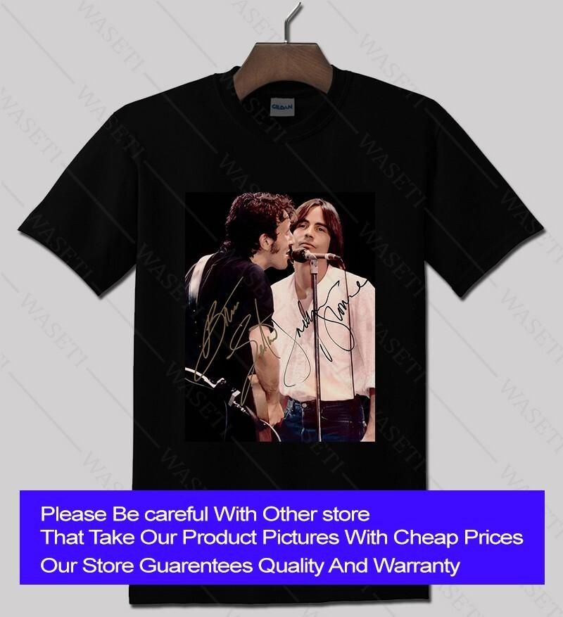 Bruce Springsteen & Jackson Browne T-shirt, New Tee, Dad, Father gift T shirt Unisex T-Shirt L