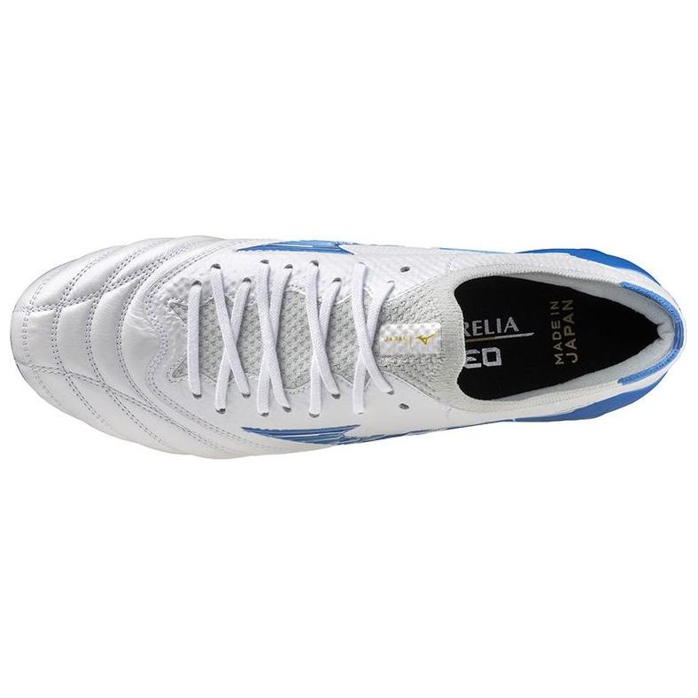Mizuno Morelia Neo 4 Beta Japan White Mugen Blue Men Sneakers P1GA244025