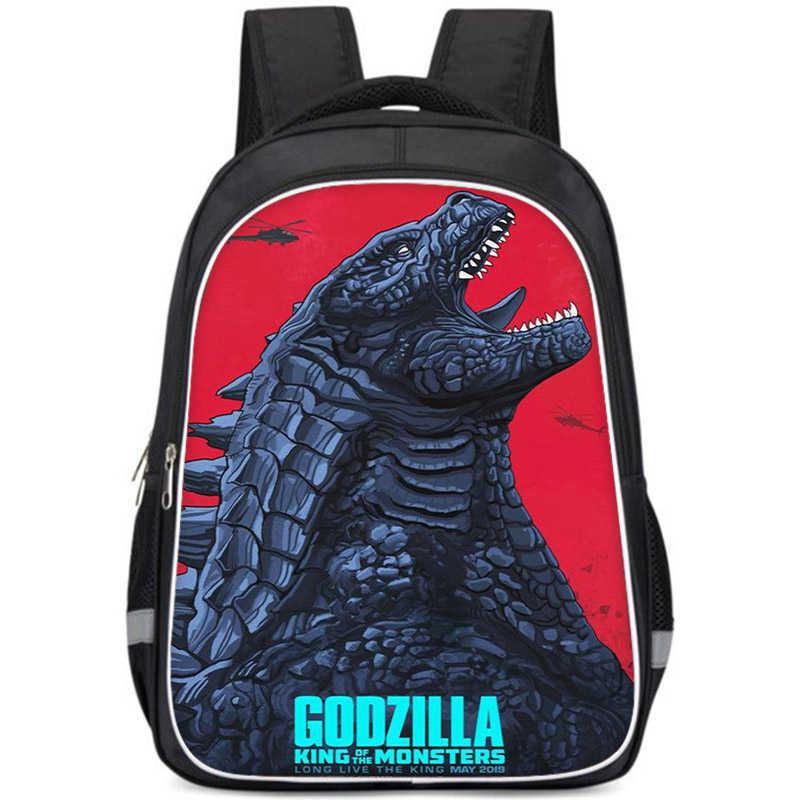 Large Capacity Lightweight 3d Godzilla Backpack For Kids Perfect For School