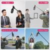 Ulanzi ZJ08 Microphone Boom Pole with Cold Telescopic Microphone Boom Arm with TRS Adjustable Metal Camera Microphone Camera Microphone 1kg Weight for