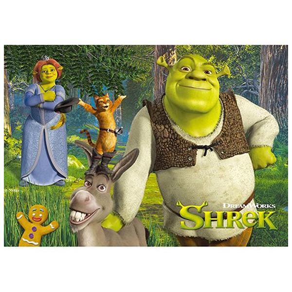 Shrek deskové puzzle AL80-181, 80 dílků, vzdělávací hračky, dětské hračky, vývoj mozku, Disney puzzle, korejské populární puzzle