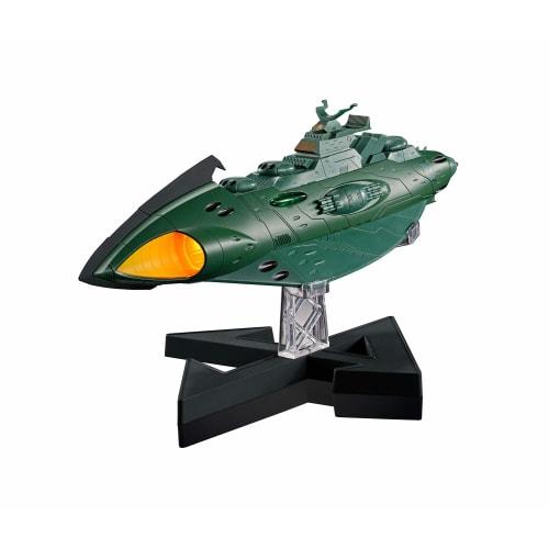 TAMASHII NATIONS Soul of Chogokin GX-89 Space Battleship Yamato 2202 Garmillas Space Armored Ship, Approximately 240mm Long, Die-Cast & ABS Painted Mo