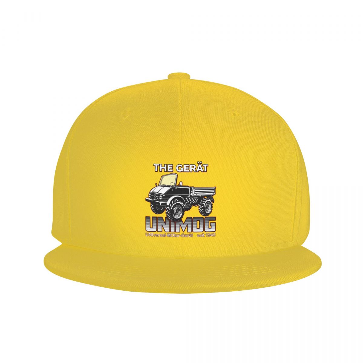 Basecap The EAT UNIMOG - Schwarze Baseballmütze Mit Individuellem Druck