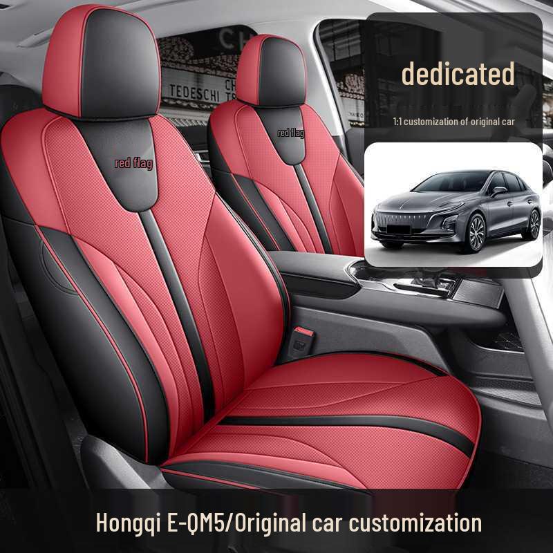 2025 Hongqi EQM5 Breathable Full Coverage Car Seat Covers, Special Fit for Model 610km PLUS.