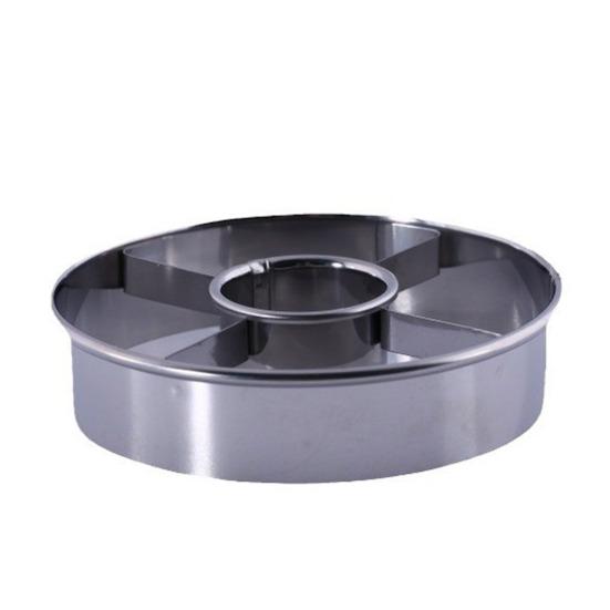 

Stainless Steel Donut Cookie Cutter Round Biscuit Mousse Cake Mold Easy-Release Heat-Resistant Rust-Proof Essential Baking Tool for Pastry Dessert серебряный