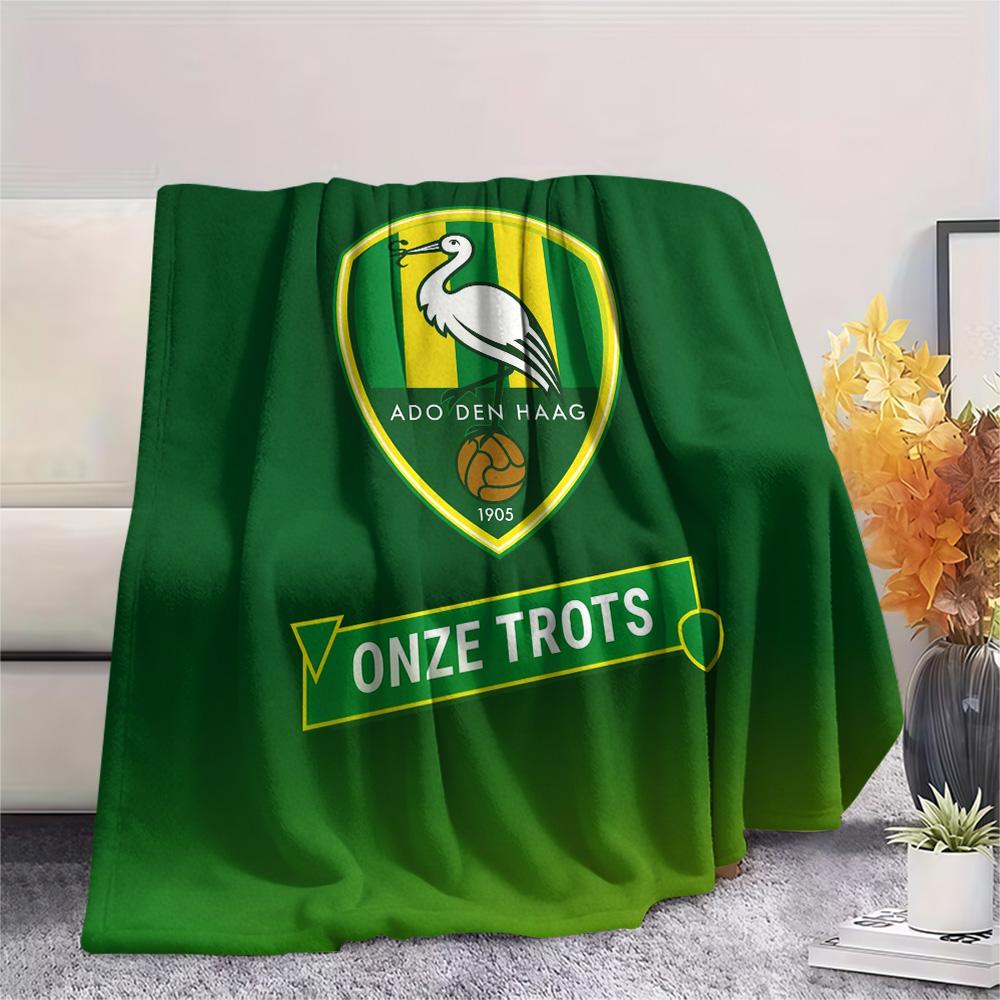 Coperta in Flanella con Stampa The Hague Football Club, Alta qualità Confortevole per Tutte le Stagioni, Arredamento per la Casa, Calore e Comfort