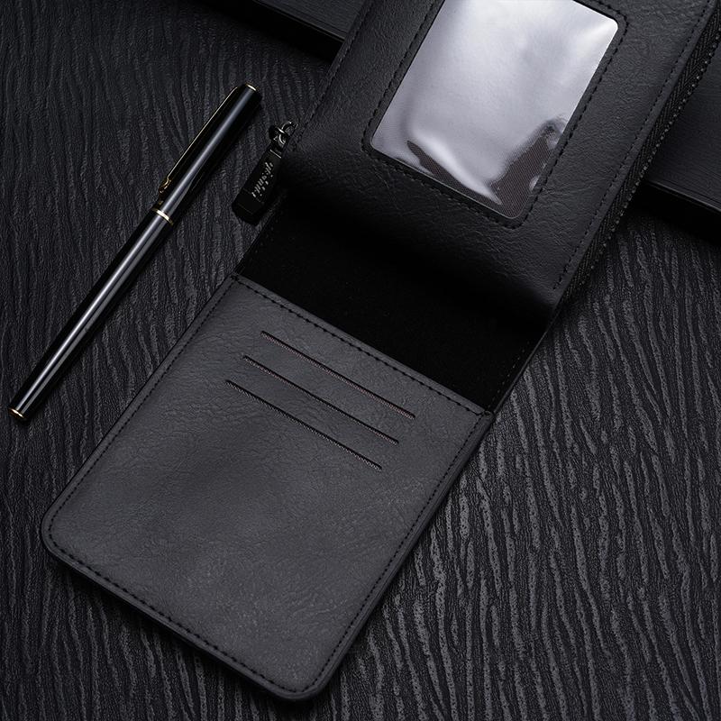 Herren Kurz-Reißverschluss-Geldbörse Business Retro Handtasche Münzfach Mehrere Kartenfächer & Große Kapazität Für Den Täglichen Gebrauch Münzbeutel