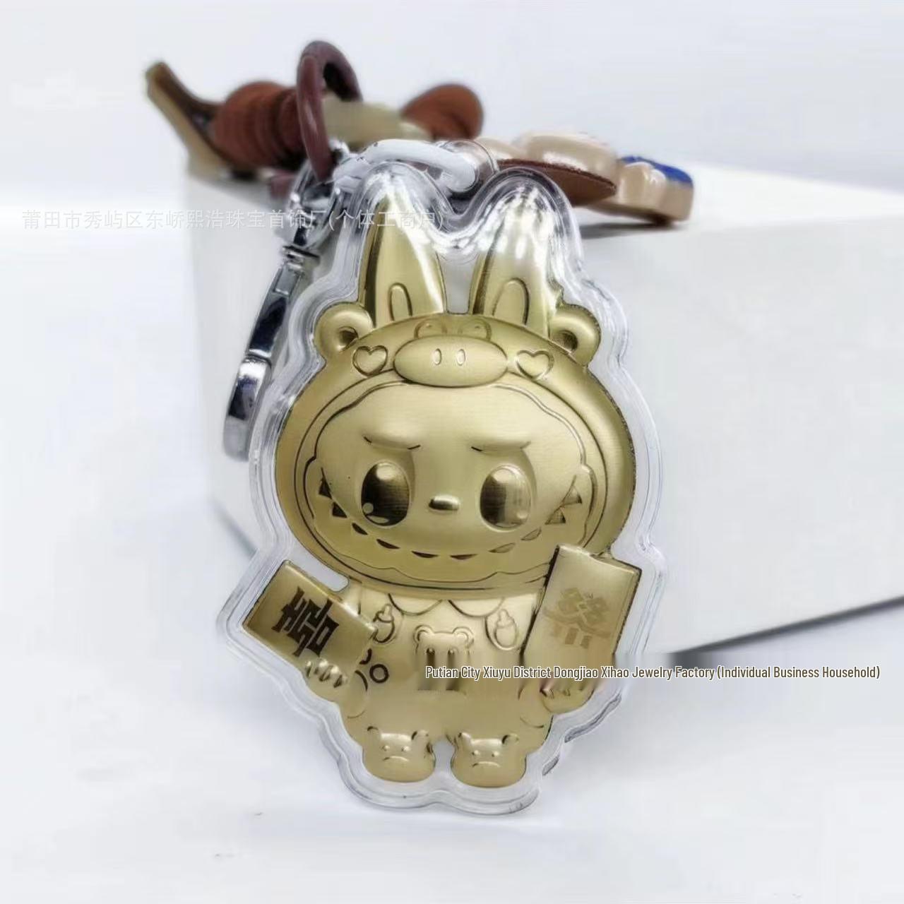 

Шуйбэй Золото 999 пробы Мультяшный брелок и подвеска для сумки - Лидер продаж, украшение для автомобиля, подарок Without Gold