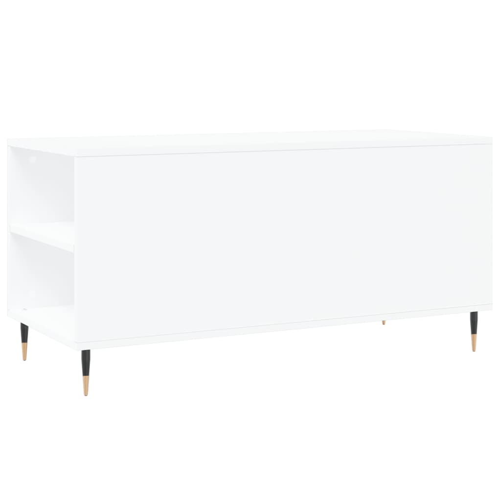 Vidaxl Stolik Kawowy, Biały, 102X44,5X50 Cm