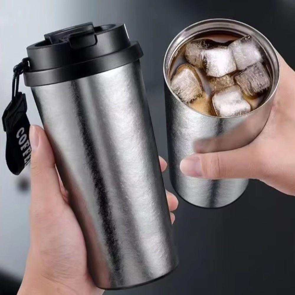 Pure Titanium Coffee Cup Lightweight Water Bottle Light Luxury Insulated Coffee Cup  Outdoor