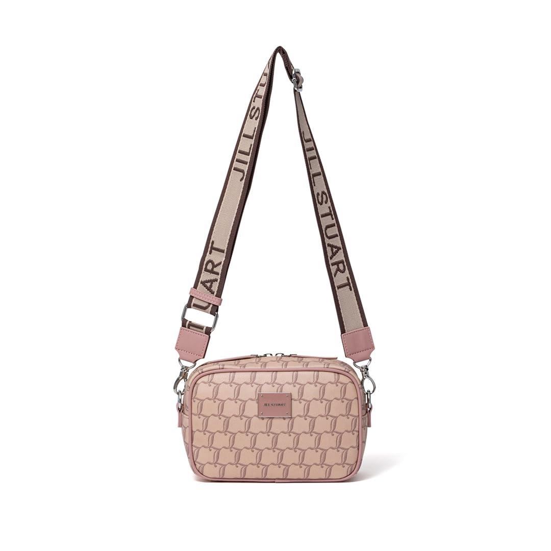 

JILL STUART Handbag Brand Logo Daily Casual Bag JSLH5BS1 Black 2-Way Branch Women s розовый