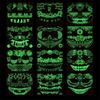 Scar Waterproof Sticker Water Proof Reflective Material Party Party Supplies Funny Luminous Tattoo Stickers Funny