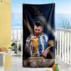 Messi Beach Towel Quick-Dry Soft Microfiber Comfortable Lightweight Portable for Swimming,Beach,Camping, Travel, Beach Accessories,Gym