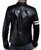 Leather Stylish Motorcycle Casual Men's Jacket Black Handmade  Genuine Lambskin