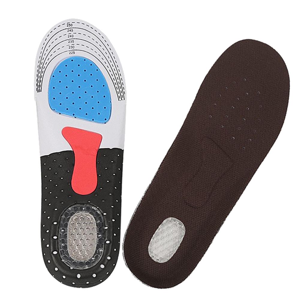 1 Pair Orthotic Support Insoles, Shock Absorption Gel Pad