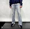 GALLERY DEPT Jeans Acampanados Retro Unisex Patchwork Desgastados con Lavado Salpicado