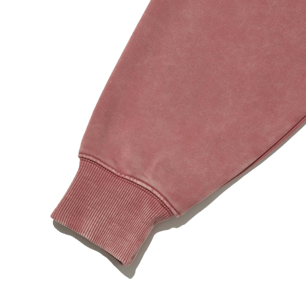 Filluminate Side Seam Pigment Zip-Up Pink
