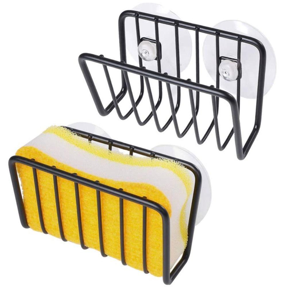 6 Colors Sink Shelving No-punch Sink Sponge Holder High quality Drain Storage Shelf  Kitchen