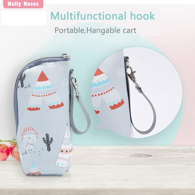 Portable Milk Bottle Bag for Baby Convenient Feeding Lightweight Bottle Holder Storage Pouch Stroller Bottle Organiser