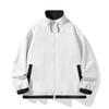 Jacket Men's Stand Collar Color Matching Spring New Casual Men's Tooling Outdoor Double-sided Wear.