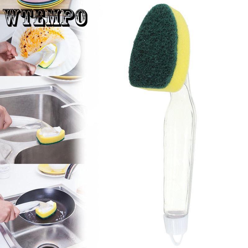 

Фірмовий скрубер для миття посуду Щітка для чищення миски Стиральна подушечка для миття каструль і сковорідок Засіб для чищення кухні
