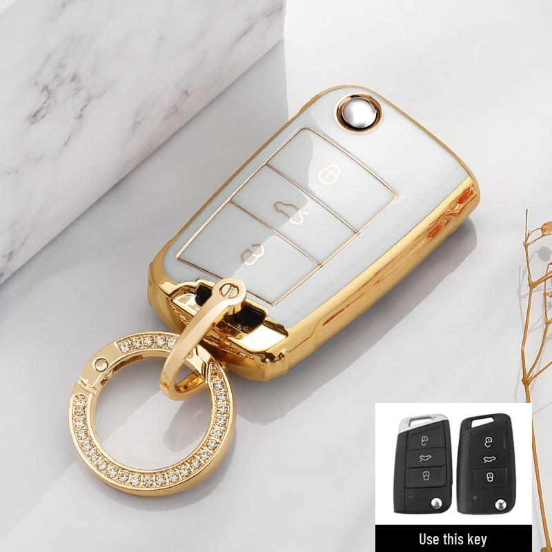 Tiguan L/X Key Case 2022: Full Coverage, One-Button Start, Unisex