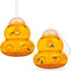 Wasp Trap 2-pack - Traps Wasps, Hornets, and Bees
