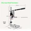 Compact Multifunctional Drill Stand for Electric & Hand Drills – Industrial Grade Workbench Accessory