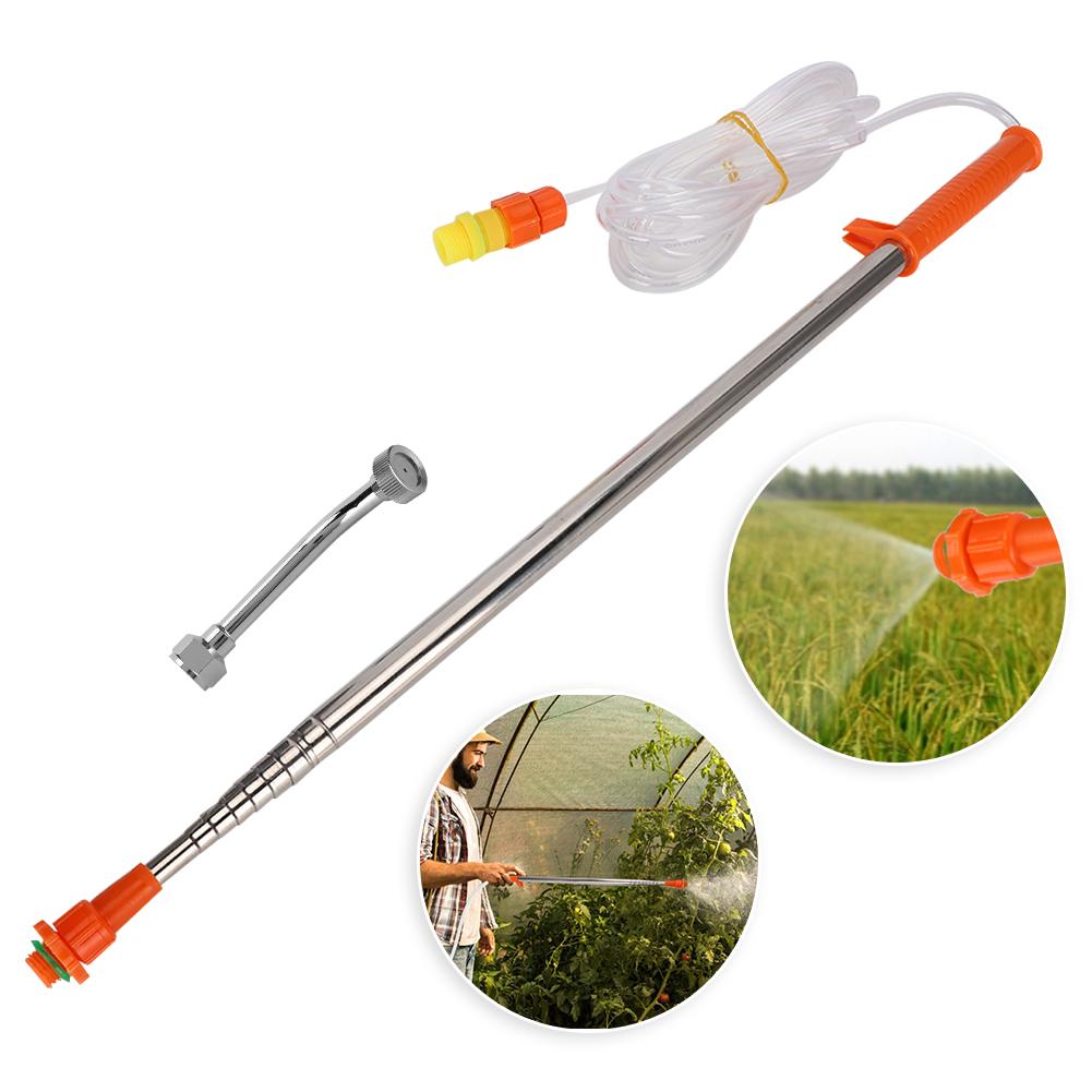 Stainless Steel Telescopic Sprayer Rod Extension Rod for Fruit Tree Sterilization with Nozzle