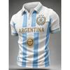 Shirt Edition Argentine Fan Football Polo Shirt Comfortable And Breathable - Suitable For Both Men And Women