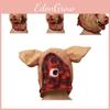 Funny Wild Boar Head Mask For Halloween Party Unique Latex Animal Costume Accessory